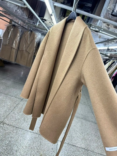 Serenya™ | Eleganter weicher Wollmantel