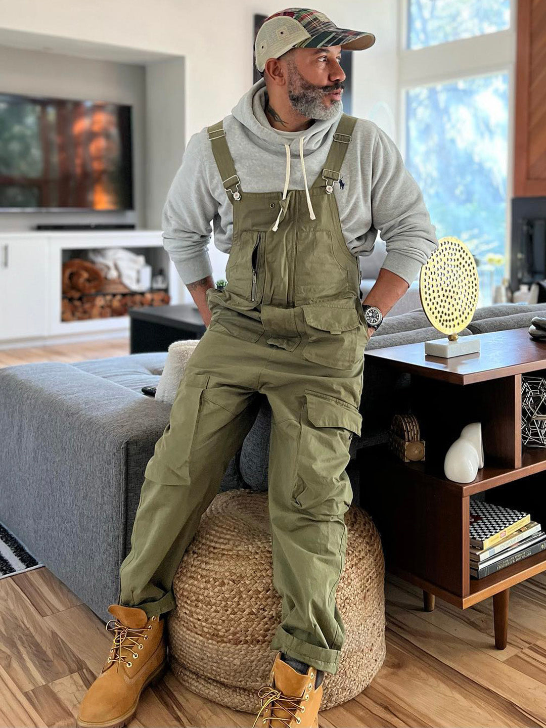 Louis™ | Klassische grüne Latzhose