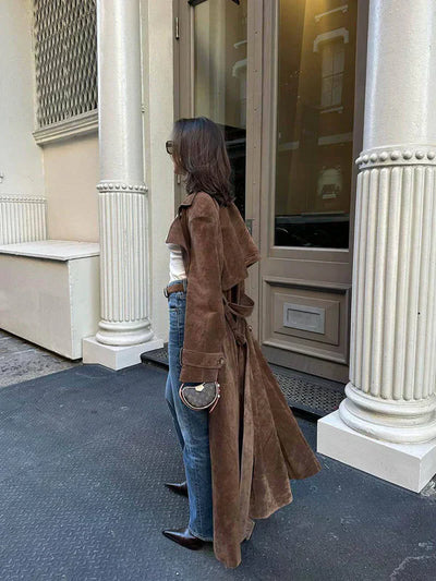 Wójcik™ | Wildleder Trenchcoat