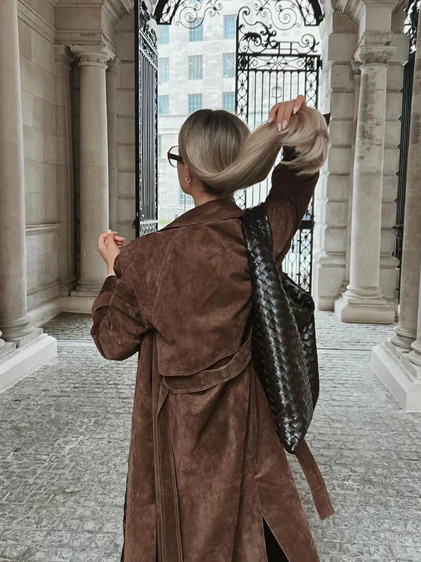 Wójcik™ | Wildleder Trenchcoat