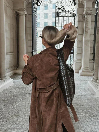 Wójcik™ | Wildleder Trenchcoat