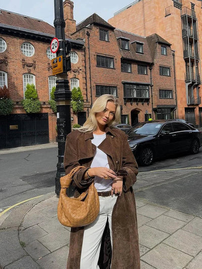 Wójcik™ | Wildleder Trenchcoat