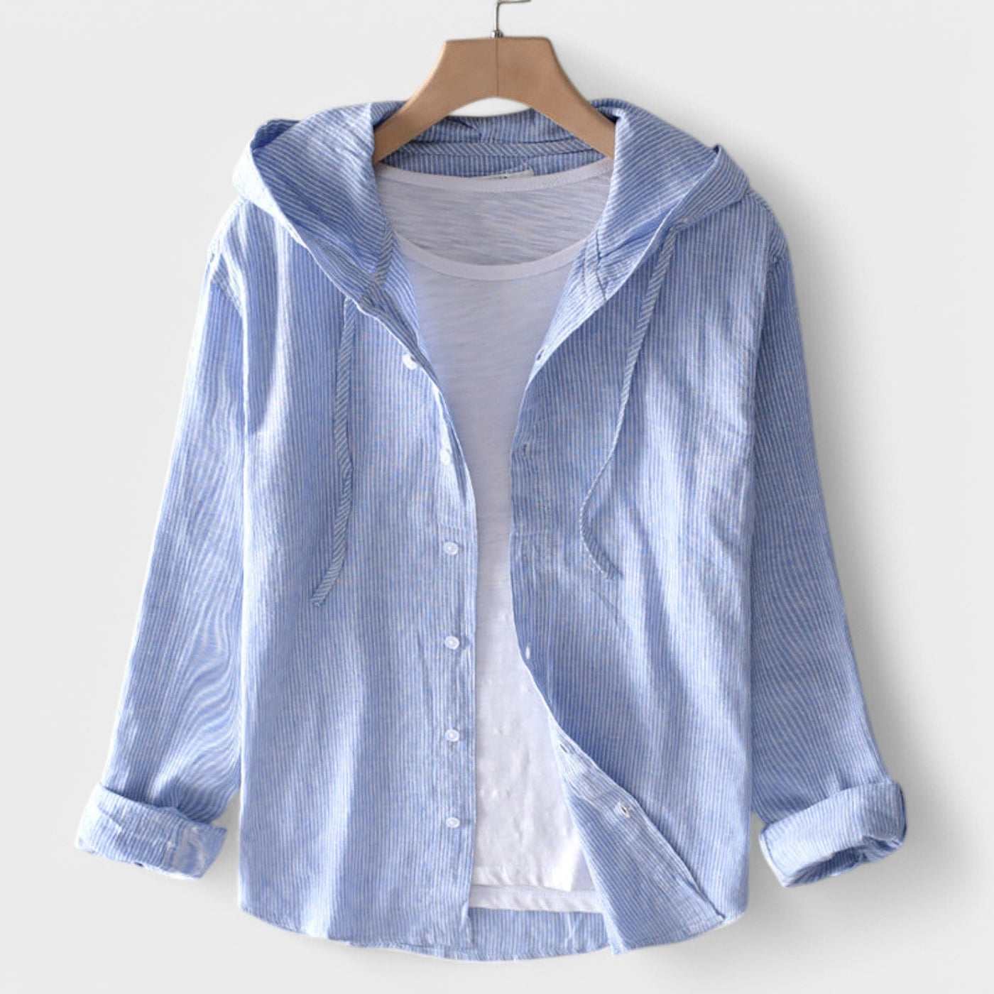 CLARA – Baumwollbluse mit Kapuze