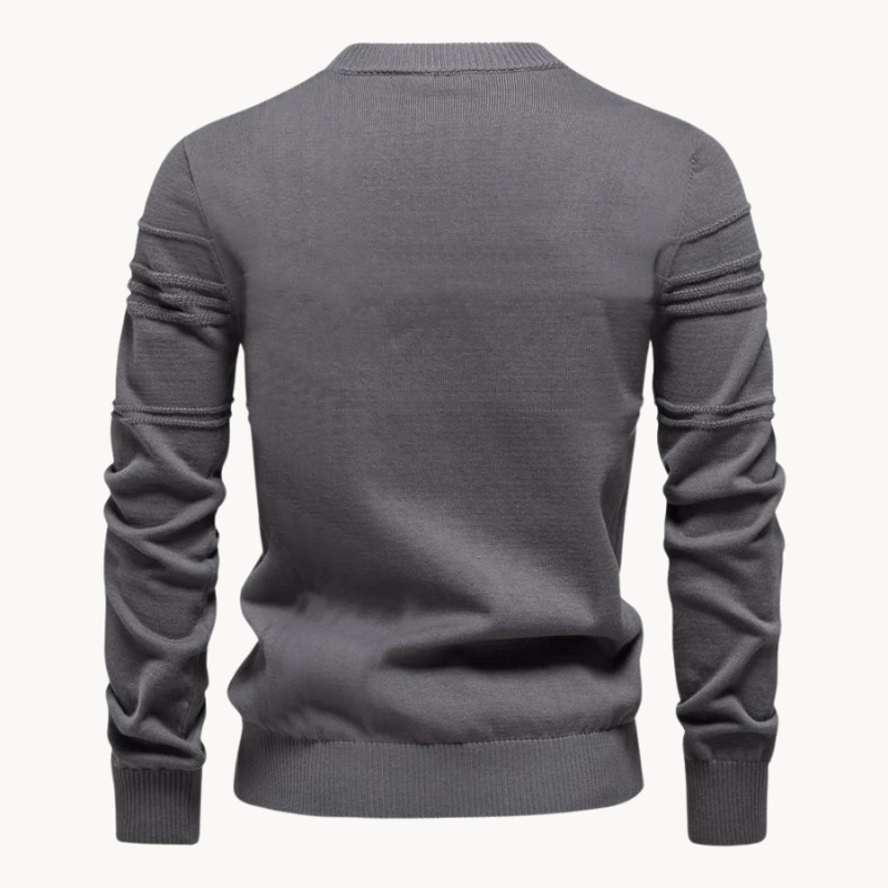 MIRAVO | Eleganter Herrenpullover mit Karodesign