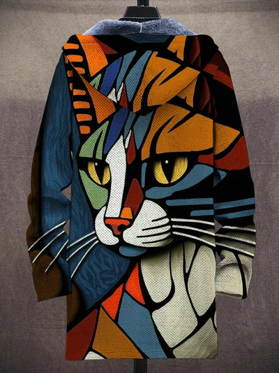 Faye | Abstrakter Katzen Hoodie