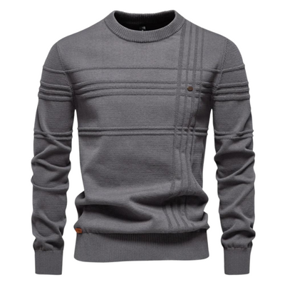 MIRAVO | Eleganter Herrenpullover mit Karodesign