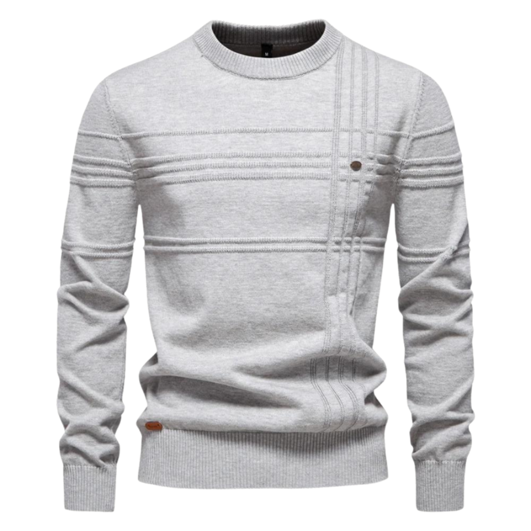 MIRAVO | Eleganter Herrenpullover mit Karodesign