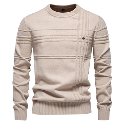 MIRAVO | Eleganter Herrenpullover mit Karodesign