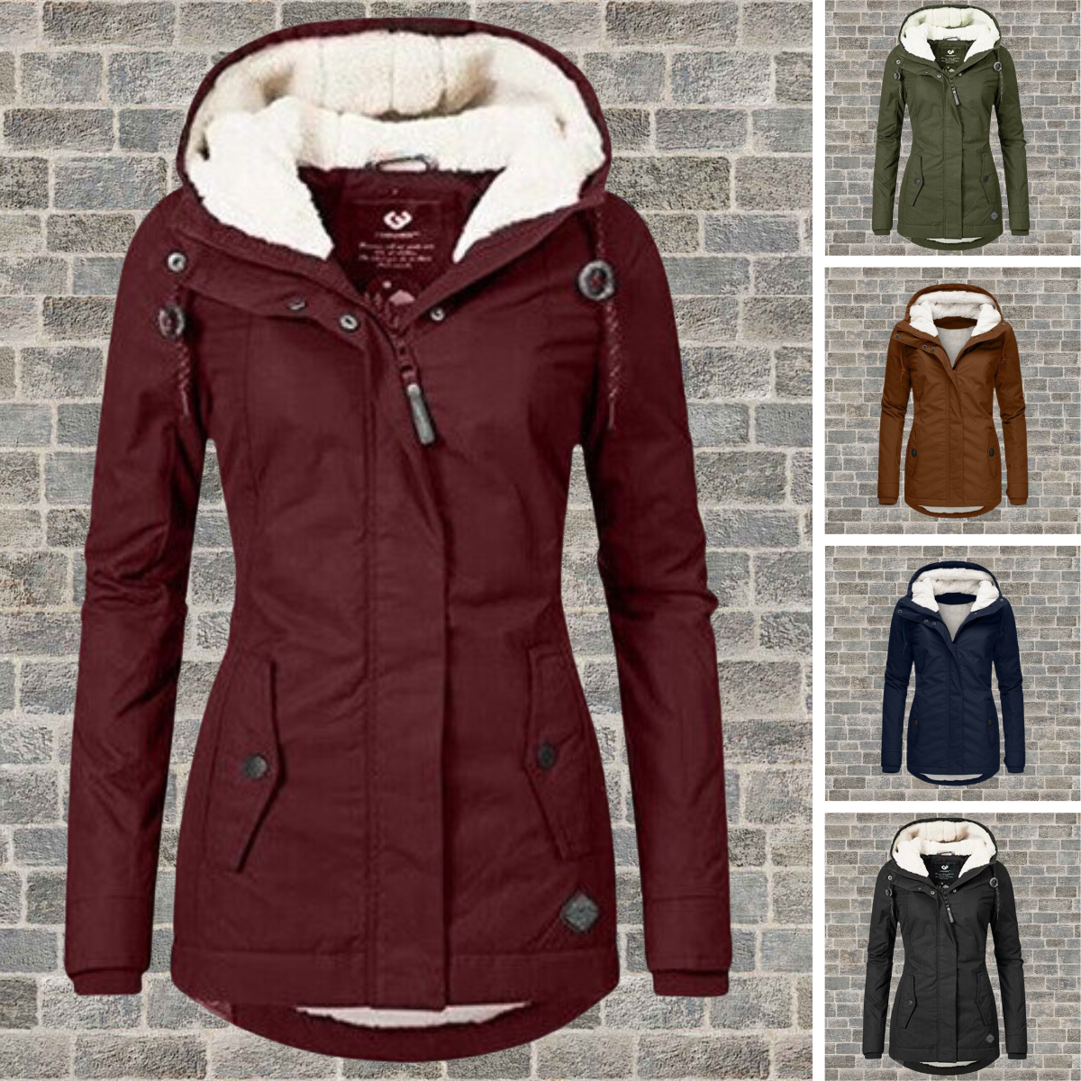 JENNA – Leichter Sherpa-Hoodie für Frühling & Sommerabende