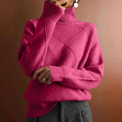 Marcelle | Grobstrick-Turtleneck-Pullover