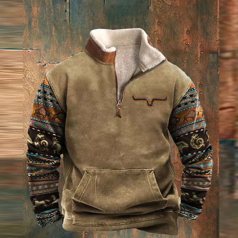 Daniel™ | Bequemer Quarter-Zip-Pullover