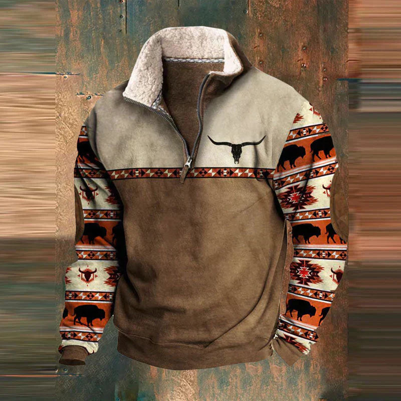 Daniel™ | Bequemer Quarter-Zip-Pullover
