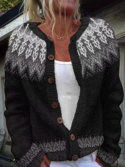 Nevaeh | Vintage Isländischer Cardigan