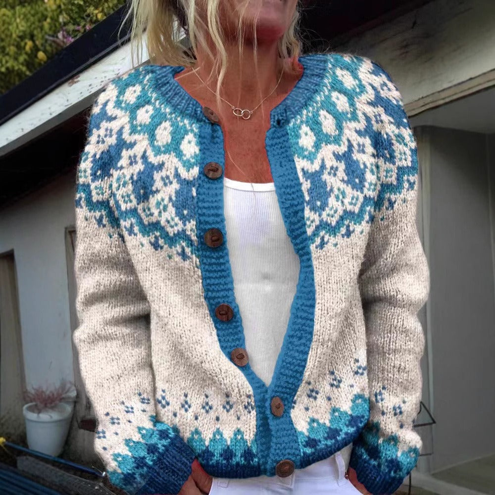 Eva | Vintage Isländischer Cardigan
