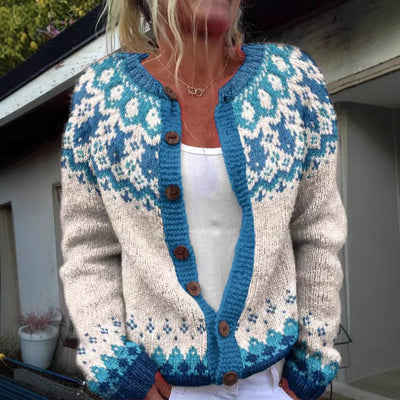 Eva | Vintage Isländischer Cardigan