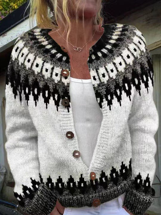 Alexa | Vintage-Isländischer Cardigan