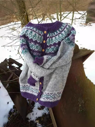 Naomie | Vintage Isländischer Cardigan