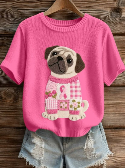 Aurora Flair – Elegantes Strickt-Shirt