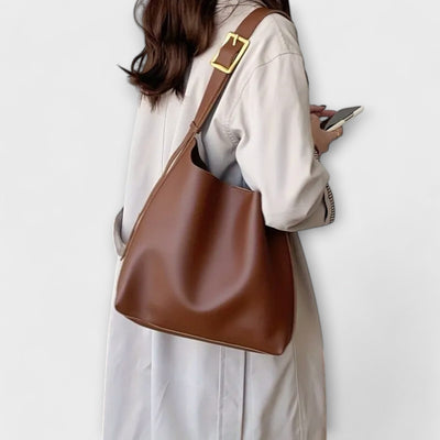 Flair. – Elegante Lederschultertasche