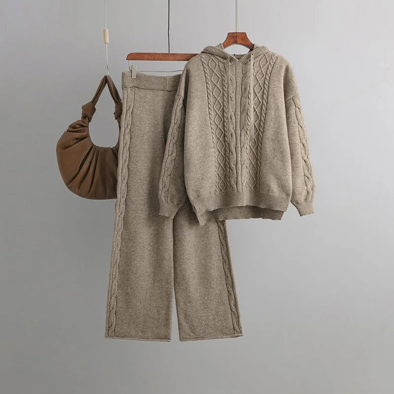 Firenze™ - Super Bequemes Oversize-Strickkombinationsensemble