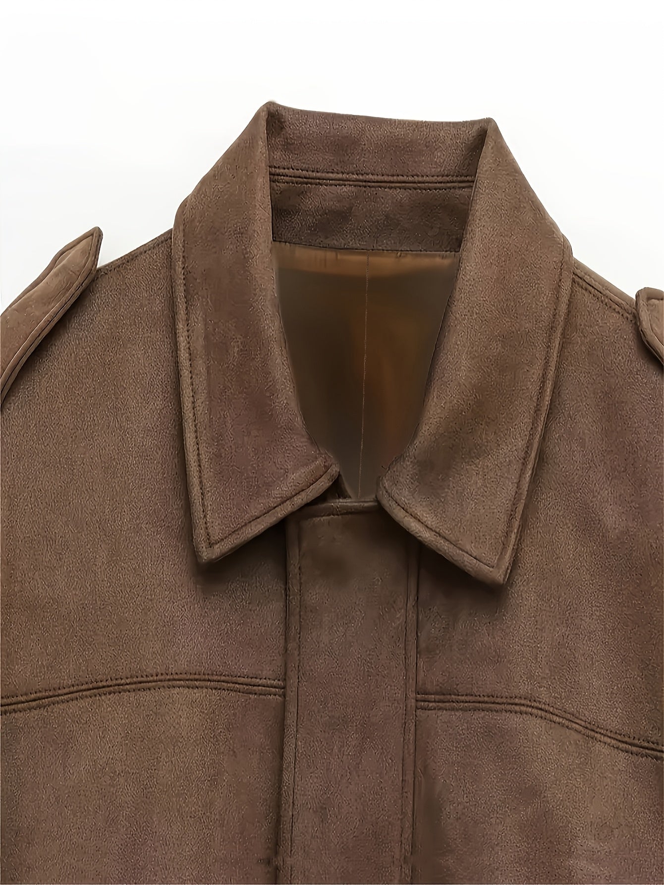 Siena™  | Kurze Wildlederjacke im Retro-Stil