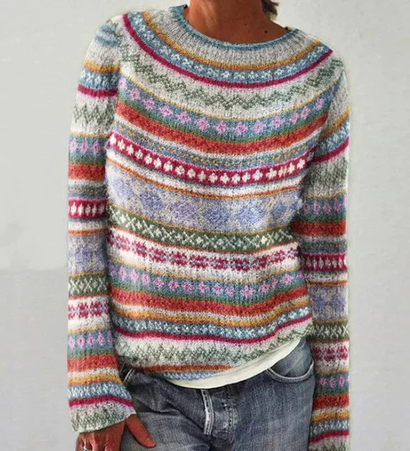 Lara ♡ Retro-Pullover für den Herbst