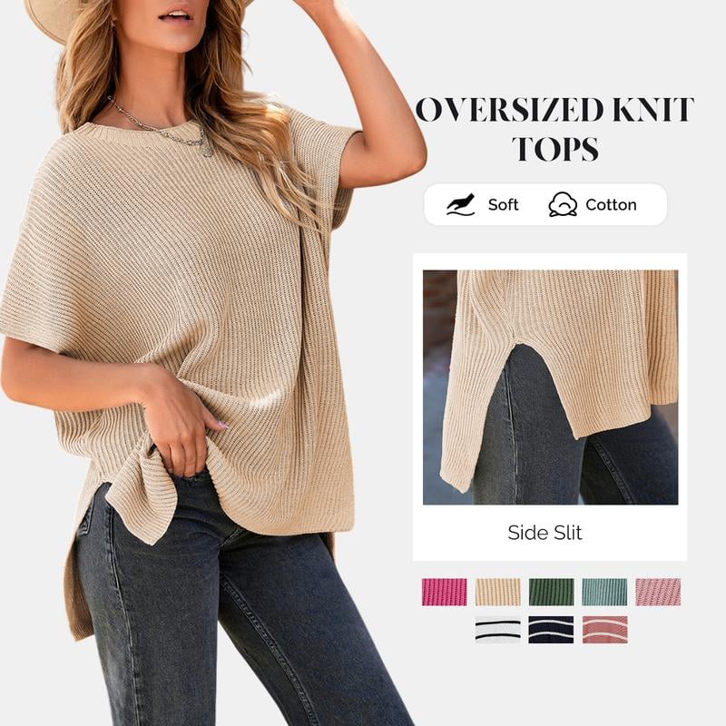 Sylvaine™ | Locker sitzender Rundhals-Strickpullover