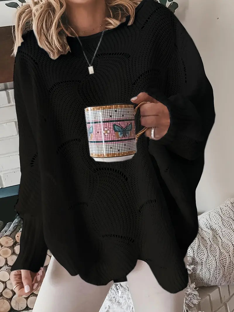 Amélie™ | Übergroßer Strickpullover