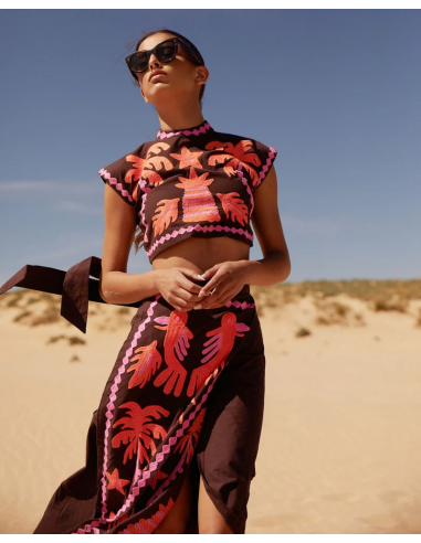 Katia - Bedrucktes Set Top und Rock