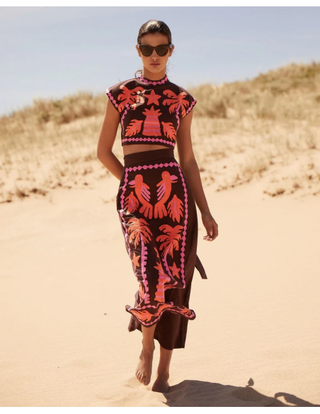 Katia - Bedrucktes Set Top und Rock
