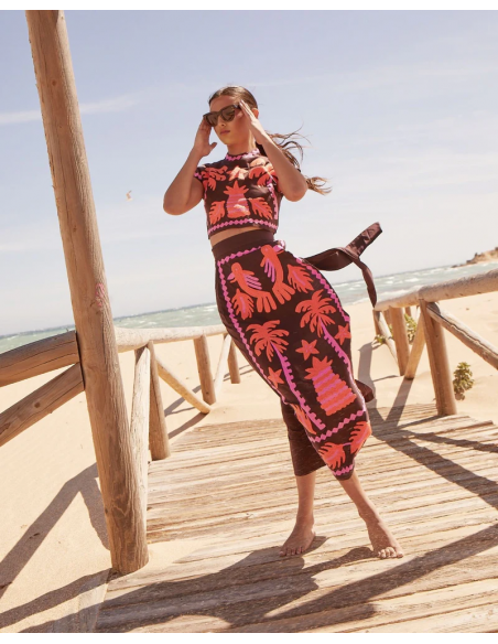 Katia - Bedrucktes Set Top und Rock