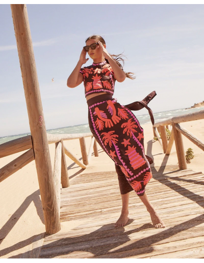 Katia - Bedrucktes Set Top und Rock