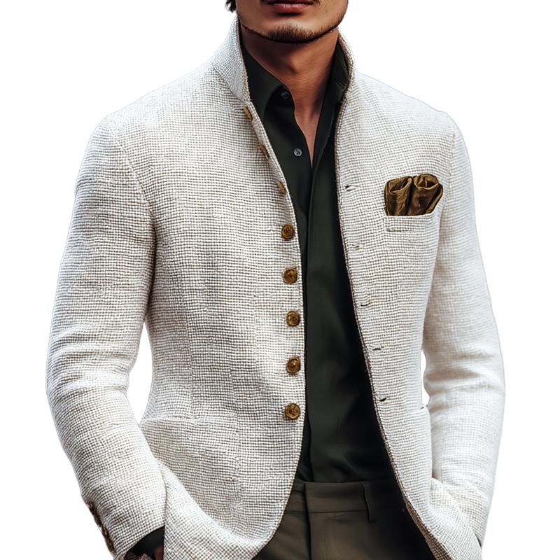Herren Tweedjacke mit Revers und zwei Knöpfen Aleksander