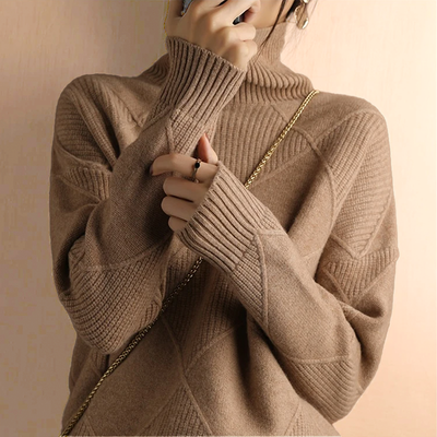 Marcelle | Grobstrick-Turtleneck-Pullover