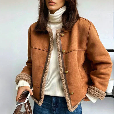Adelina™ | Modische Jacke mit Knöpfen