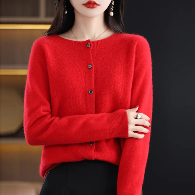 Anna | Merinowolle Cardigan