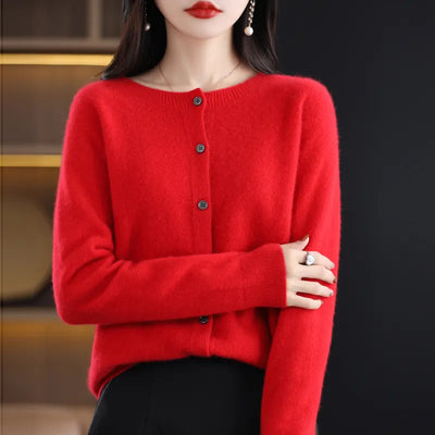 Angelika | Merinowolle Cardigans