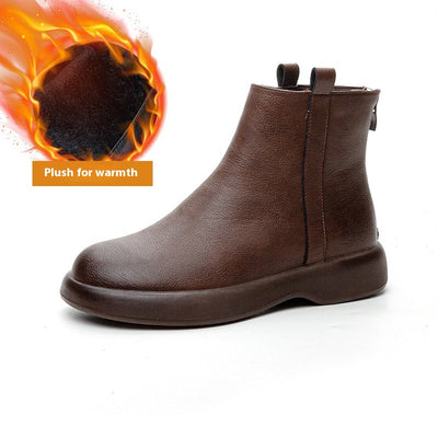 Sophie | Flache Fleece-Stiefeletten