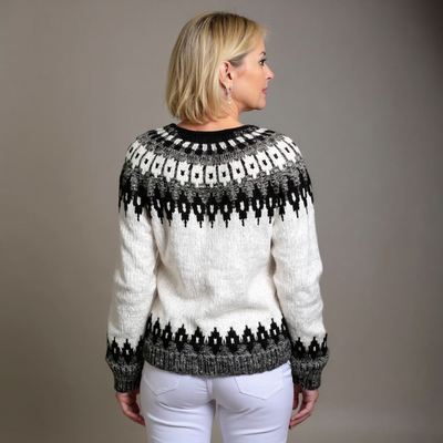 Alexa | Vintage-Isländischer Cardigan