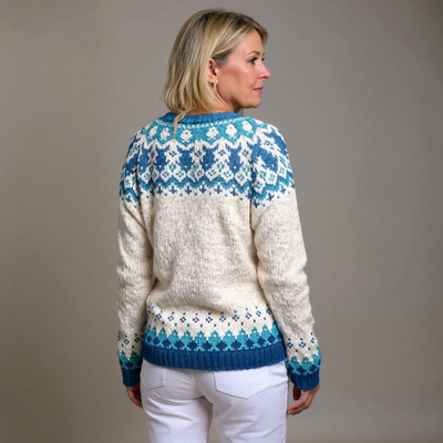 Eva | Vintage Isländischer Cardigan