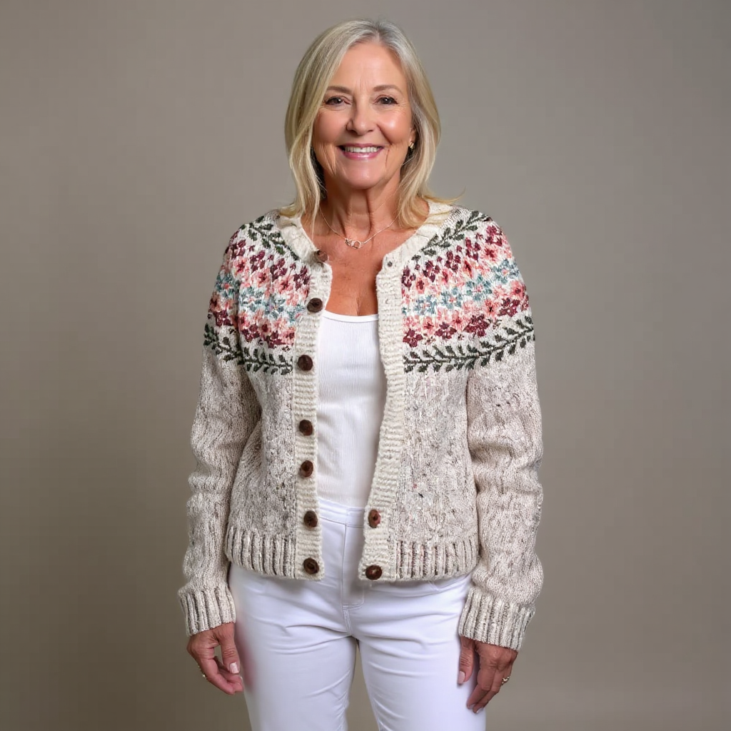 Madelyne | Vintage Isländischer Cardigan