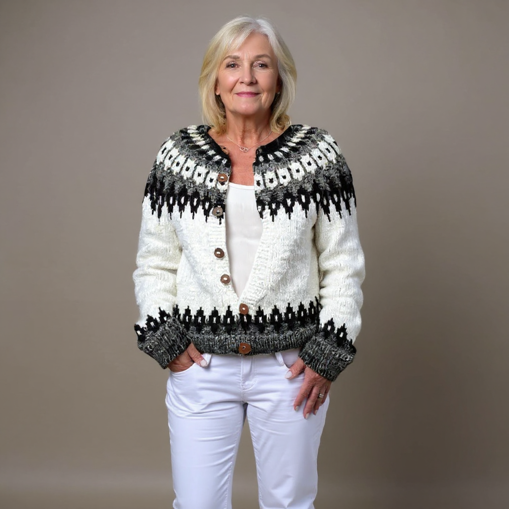 Alexa | Vintage-Isländischer Cardigan