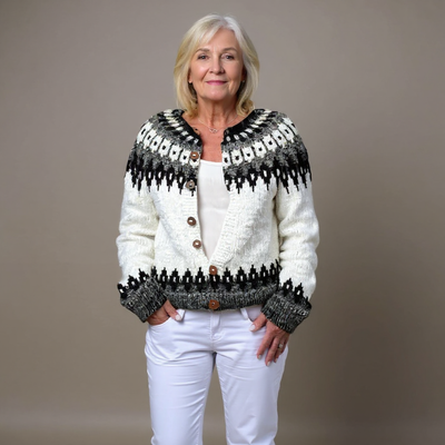 Alexa | Vintage-Isländischer Cardigan