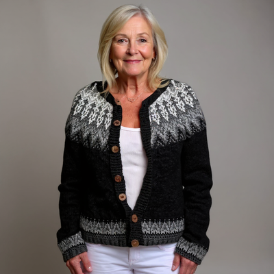 Nevaeh | Vintage Isländischer Cardigan
