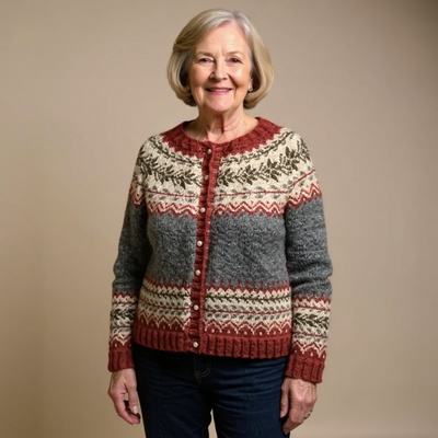 Jessica | Vintage Isländischer Cardigan