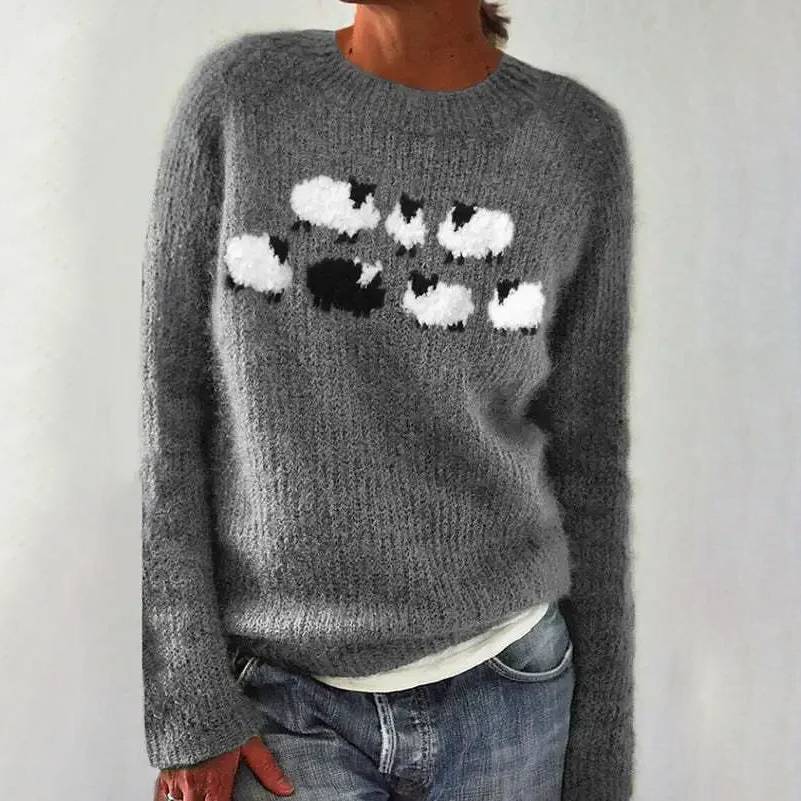 Lina | Süßer Schafpullover