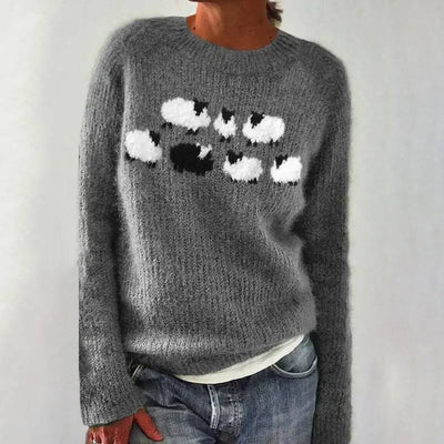 Lina | Süßer Schafpullover