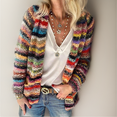 Gaetana - Bunter Vintage-Pullover