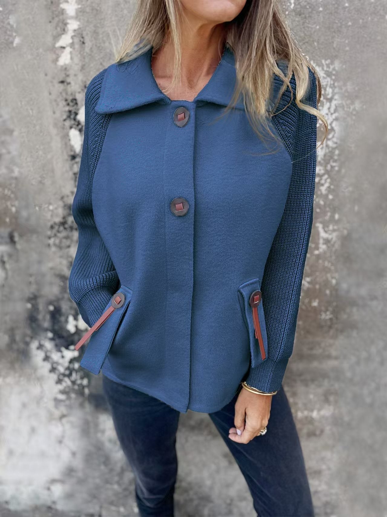 Aveline™ | Klassische Button-Strickjacke