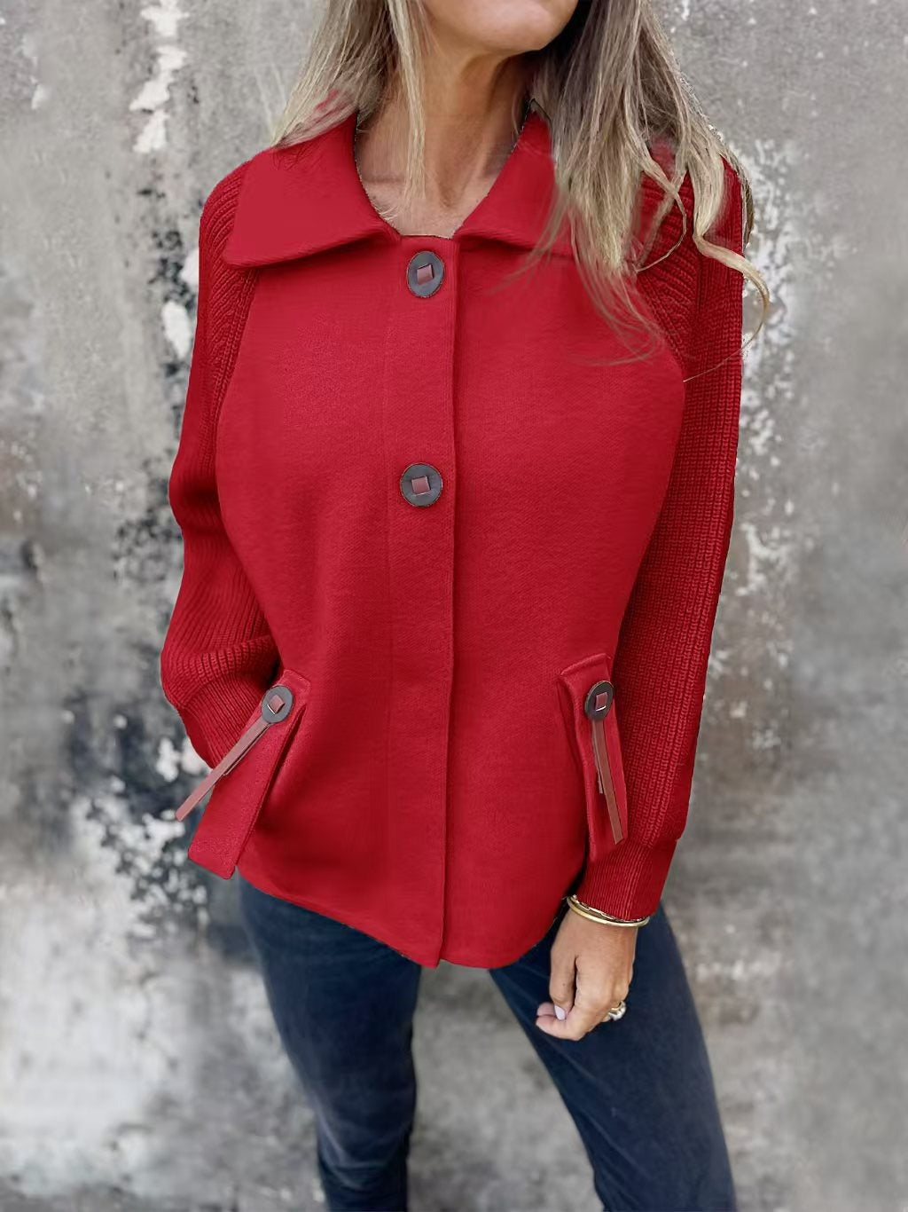 Aveline™ | Klassische Button-Strickjacke
